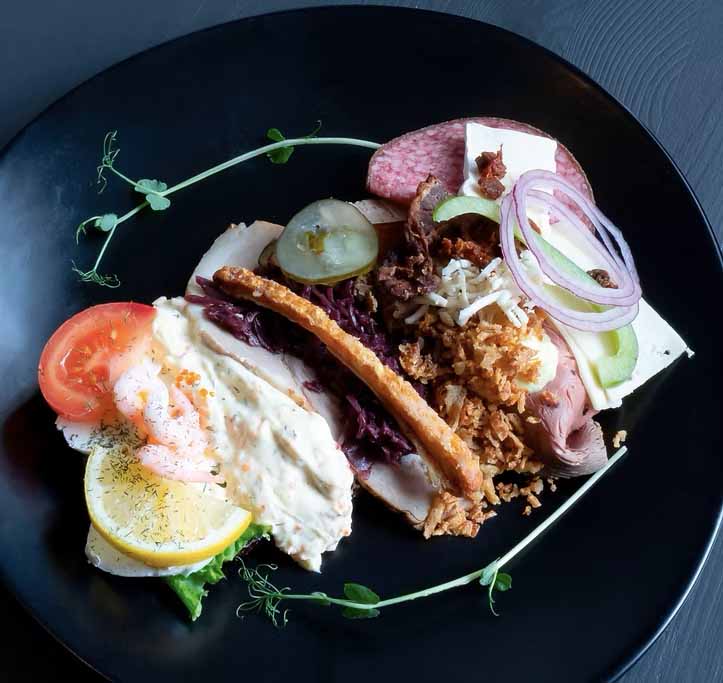 Dagens lunch i Tomelilla hos Tinas lille Danmark